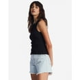 thumbnail image 2 of Billabong Women's Tomboy Stretch Ribbed Tank Top Tee T-Shirt (Small, Black), 2 of 5