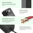 thumbnail image 5 of 12V 2A Power Supply Replacement for Seagate Freeagent WD Western Digital My Book Essential External Hard Drive HDD Power Cord Fit for Yamaha Keyboard PA PSR YPG YPT DGX DD Series, 5 of 7