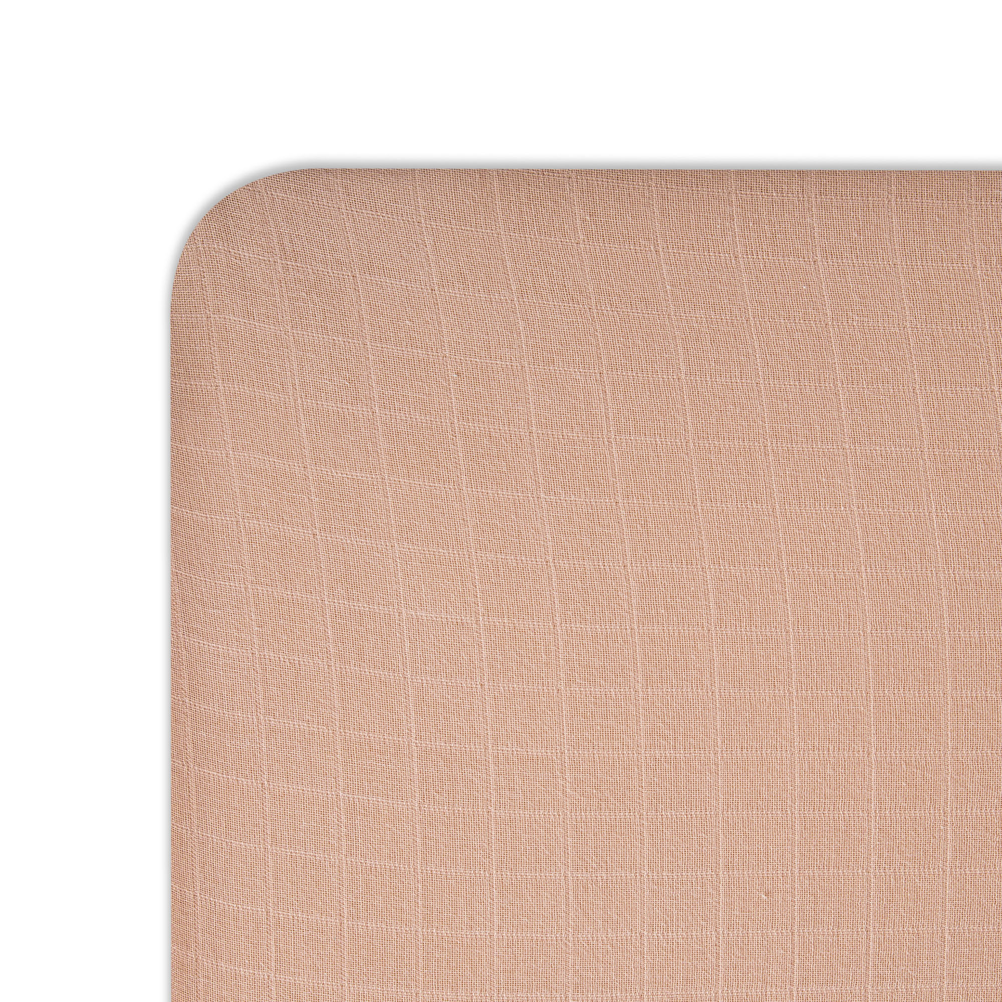 Crane Baby Copper Cotton Muslin Fitted Crib/Toddler Bed Sheets, 100% Cotton