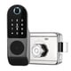 thumbnail image 2 of Cerradura inteligente para puerta, sin llave, con huella dactilar y pantalla táctil, Bluetooth seguro, fácil de instalar, ideal para casa, apartamento, hotel y oficina., 2 of 7