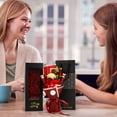 thumbnail image 6 of Linnome Valentine's Day Romantic Soap Flower Bouquet Gift Box Carnation Rose Imitation Bouquet for Sweetheart Gift Needs, 6 of 9