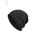 thumbnail image 2 of Gustave Winter Beanie Hat for Men Women Knit Fleece Lined Warm Slouchy Skull Cap Comfort Daily Soft Thick Baggy Beanies (Black), 2 of 9