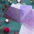 thumbnail image 4 of TABLETREANDS Papel Scrapbooking Decorativo Violeta Con Patrones Retro Para De Diarios Y Álbumes, 4 of 6