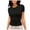 Black, variant on Summer Tops for Women Athletic Wear Women Athletic Long Sleeve Shirt Blank Shirts Large Shirt for Casual Short Sleeve Wear Tops Snow Long Shirts Top T Hot Pink S