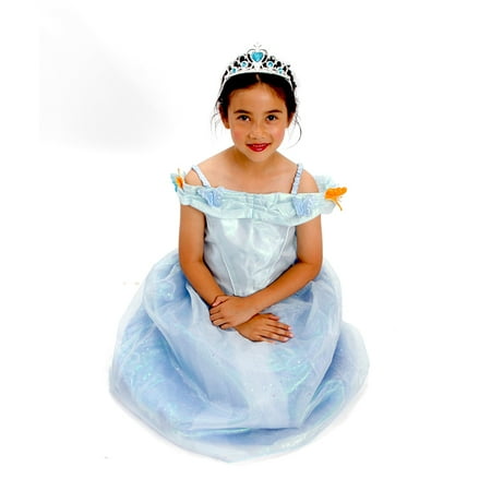 Cinderella Princess Costume Set Light up Size T (2-4) S (4-6) M (5-7) (T 2-4) price history on PriceWatchPro