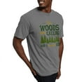 thumbnail image 4 of CafePress - The Woods Are Calling T Shirt - Mens Comfort Colors Shirt, 4 of 5