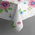 thumbnail image 4 of Pioneer Flower Floral Print Pattern Rectangle Tablecloth 60"x102", Waterproof Polyester Table Cloth, Wipeable Spillproof for Dining Camping Indoor Outdoor, 4 of 6