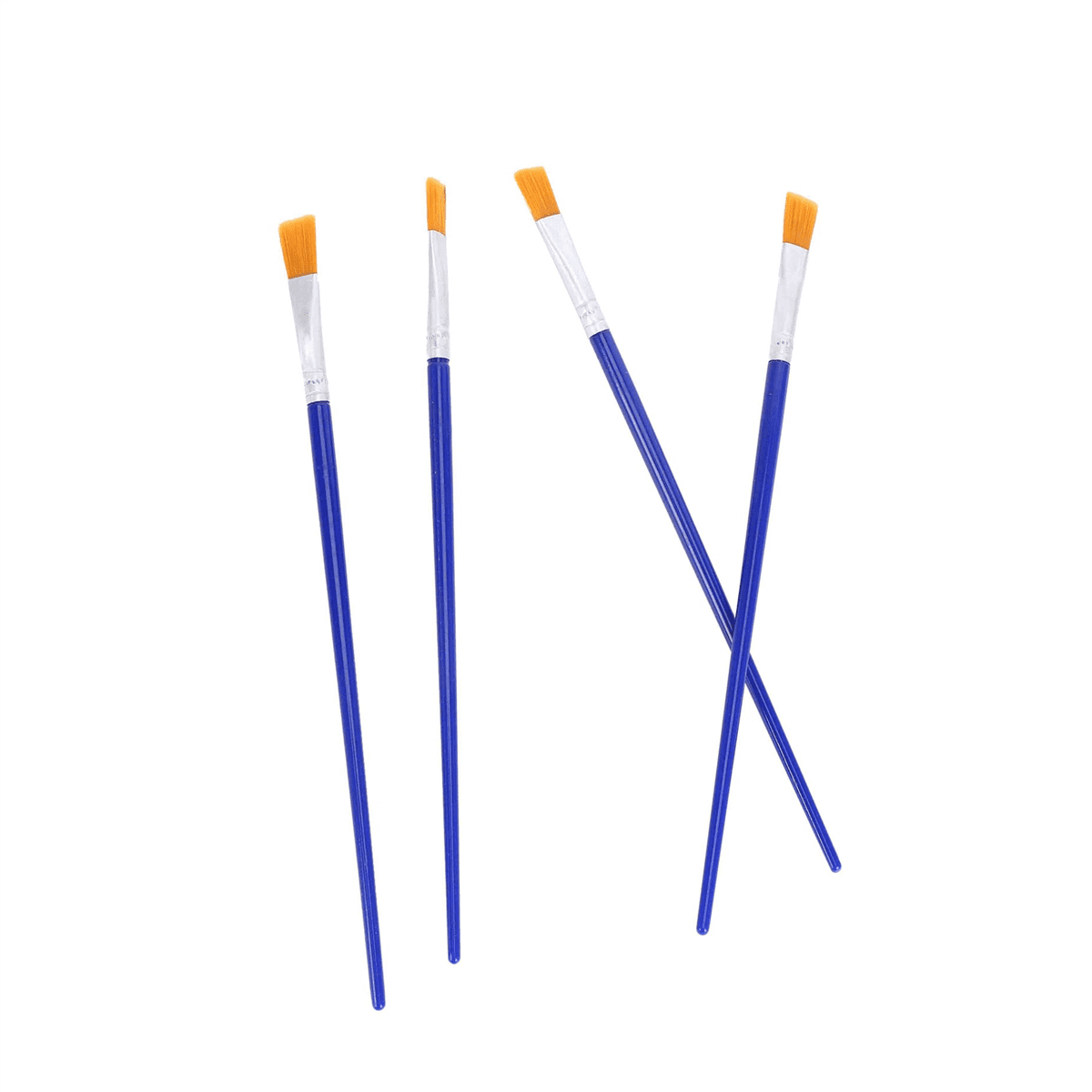 2000 Pcs Flat Paint Brushes, Brush Bulk for Detail Painting,Nylon Hair Brushes Acrylic Oil Watercolor Painting