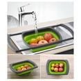 thumbnail image 3 of Labymos Collapsible Colander Set, Pasta Strainer Basket with Plastic Handles, Collapsible Strainers for Kitchen with Extendable Handles, Colanders & Food Strainers Over Sink Vegetable/Fruit., 3 of 8