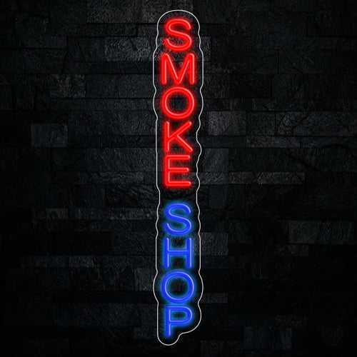 Smoke Shop LED Neon Sign 4"L x 27"H #33406