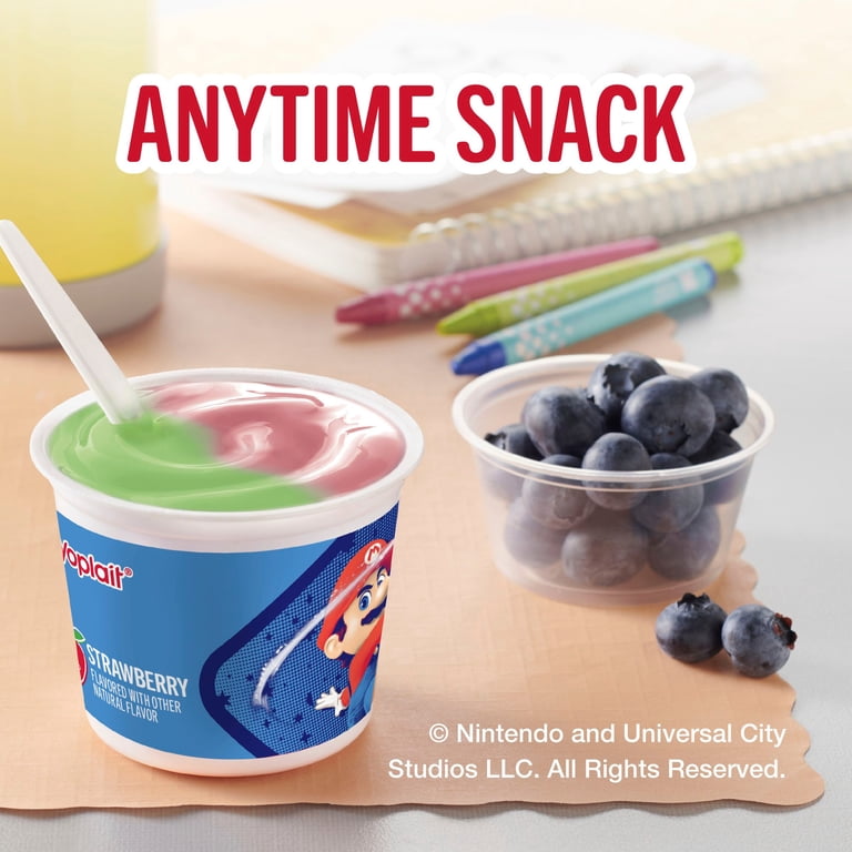 Yoplait Low Fat Kids Yogurt Cups, The Super Mario Galaxy Movie