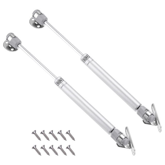Resortes de gas Uxcell 13LB/60N, soportes de elevación de 10.4 pulgadas para ventana de RV, puerta de gabinete, tapa de caja de herramientas, 2 juegos