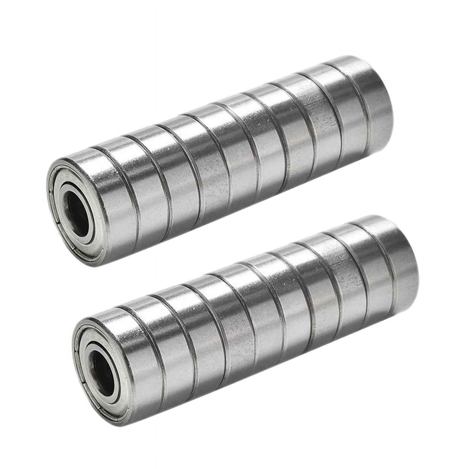75Pcs 608 ZZ Ball Bearings, 608Zz Metal Double Shielded Miniature Deep Groove Skateboard Ball Bearings(8mm X 22mm X 7mm)