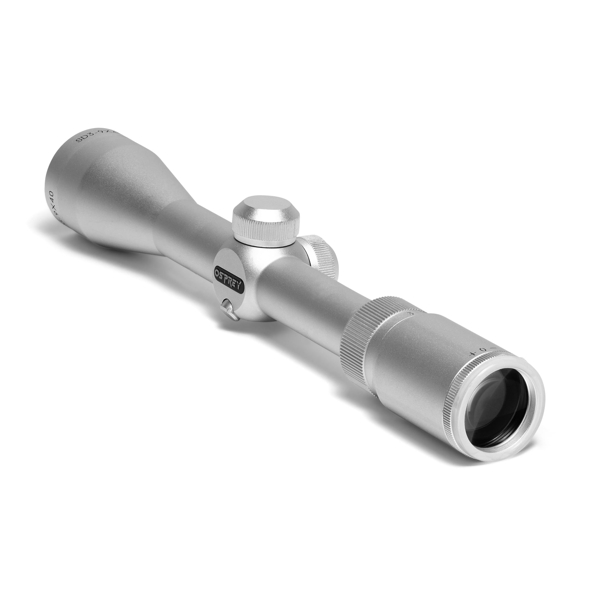 Osprey Global SDS3-9x40S: Standard Series Hunting Scope with Non-Illuminated Mil-Dot Reticle, Hoya Glass, 1-Inch Tube, Satin Silver Finish