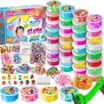 thumbnail image 1 of Slime Kit YOPINSAND, 32 tazas, transparentes, que brillan en la oscuridad, 1 of 7