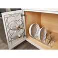 thumbnail image 4 of iDesign Classico Steel Kitchen Pot and Pan Rack Organizer, 17-Inch, Chrome, 4 of 5
