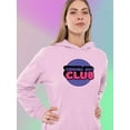 thumbnail image 2 of Coming Out Club Bubblegum Stamp Hoodie Women -Smartprints Designs, Female x-Large, 2 of 4