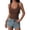 Coffee, variant on Women's Rhinestone Detail Ribbed Tank Top Stretch Sleeveless Scoop Neck Casual Cami Top Slim Fit Y2k Street Outerwear Cami Layering Shirt White