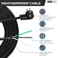 thumbnail image 5 of Iron Forge Cable Flat Plug 10 Gauge Power Cord Replacement - 6ft,15 Amp Black Heavy Duty, 10/3 SJT 3 Prong Cable for Appliances & Power Tools, 5 of 9
