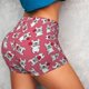 thumbnail image 4 of Fotbe French Bulldog And Heart Shorts Sin Costuras – Shorts Deportivos de Cintura Alta para Mujer, Elásticos para Gimnasio, Yoga, Running o Ciclismo-X-Large, 4 of 8