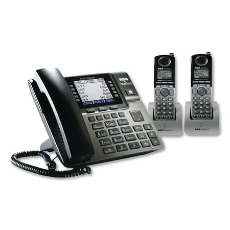 Unison 1-4 Line Wireless Phone System Bundle, 2 Additional Cordless (Best Two Line Business Phone)