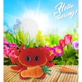 thumbnail image 6 of DolliBu Happy Easter Big-Eyed Red Crab with Carrot - Cute Stuffed Animals with Carrot Plush Toy, Perfect Easter Gift, Spring Easter Plush Animal - 6 Inches, 6 of 7