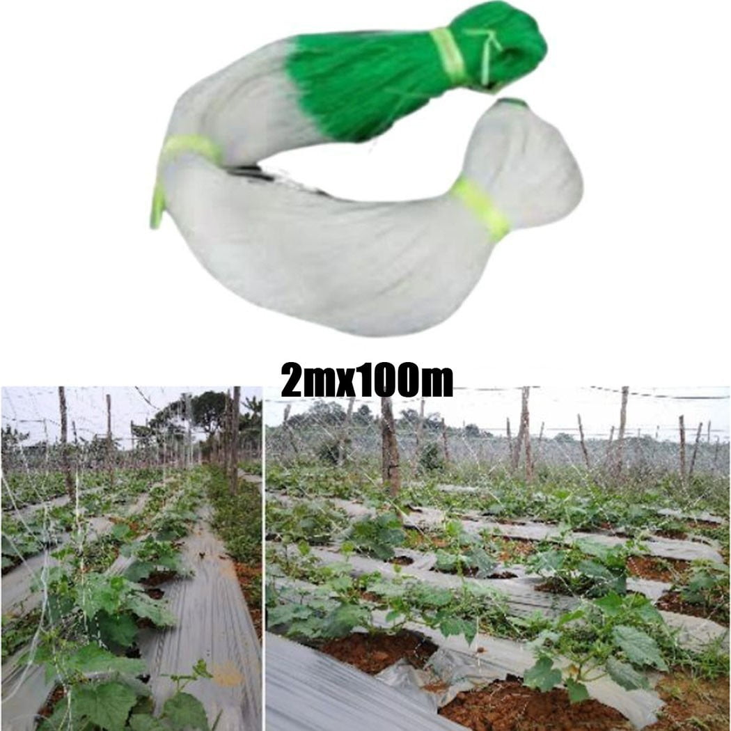 Garden Green Nylon Trellis Netting Support Climbing Bean Plant Net Grow Fence je 