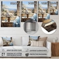 thumbnail image 4 of Designart "Coastal Provence Escape French Tranquility I" Nautical & Beach Metal Wall Art Prints, 4 of 5