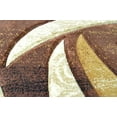 thumbnail image 4 of Premium 3D 5X8 5x7 Rug 1070 Chocolate, 4 of 5