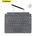 thumbnail image 2 of Clavier Sans Fil Bluetooth pour Microsoft Surface Pro 9 8 X avec Pavé Tactile, Étui Clavier Rétroéclairé avec Porte-Stylo Magnétique, 2 of 5