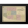 thumbnail image 2 of Philed 14x11 Black Modern Framed Museum Art Print Titled - Elk County Pennsylvania - Philed 1855, 2 of 5