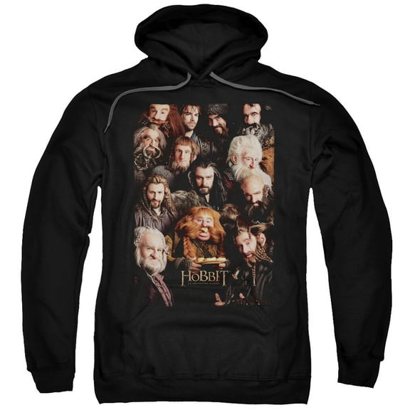 The Hobbit - Dwarves Poster - Pull-Over Hoodie - XX-Large