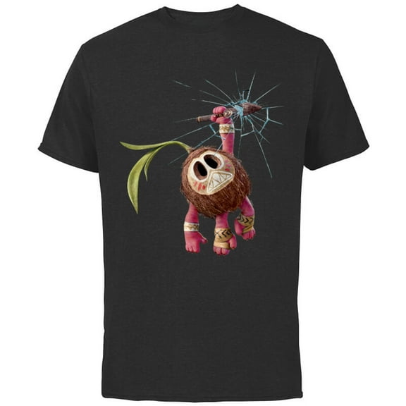 Disney Moana Kakamora T-Shirt - Short Sleeve Cotton T-Shirt for Adults - Customized-Black