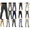 thumbnail image 1 of cllios Pantalons Cargo pour Hommes Pantalons de Travail Militaires de Sentier Ripstop Pantalons de Travail Extérieurs Pantalons de Randonnée Légers Pantalons Cargo Décontractés Unis avec Multi-Poches Vert TG, 1 of 8
