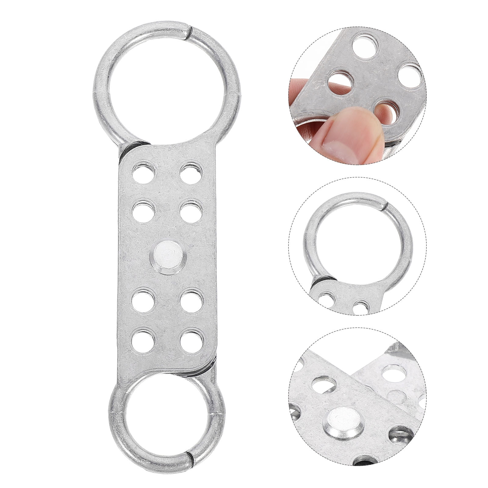 Rectangular Key In Machine OULII Safety Padlock Hasp 1Pcs Hasp Lock for Machine Manufacturing Use ...