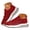 Red, variant on Womens Walking Shoes Embroidery Platform Running Tennis Sneakers Lace up Slip on Casual Shoes