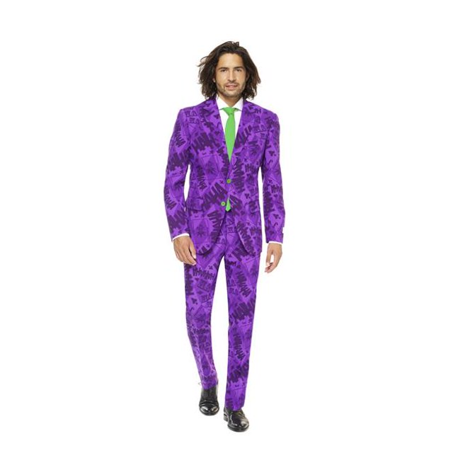 OppoSuits OSUI-0079-EU50 The Joker Mens Suit, Multi Color & Purple - Size 50