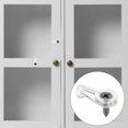 thumbnail image 4 of Qucyy 50 Pack Glass Retainer Clips Kit Glass Door Retainer Clips Cabinet Door Glass Retainer Clips Window Screen Clips Mirror Clips with Screws for Fixing Glass Cabinet Doors (4mm,Silver Screw), 4 of 5