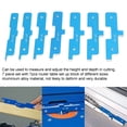 thumbnail image 2 of Router Table Setup Bars,Setup Blocks Height Gauge Set,7Pcs Router Table Setup Bar Set Up Block Aluminium Alloy Tool Kit for Cutting Milling, 2 of 9