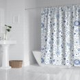 thumbnail image 2 of Pioneer Flower Floral Print Pattern Shower Curtain 84”x72", Bathroom Decorative Shower Curtain Set with 12 Hooks, Waterproof Washable, 2 of 4