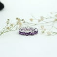 thumbnail image 6 of Rosec Jewels 6 CT Claw Set Amethyst Ring, Heart Shape Amethyst Gold Eternity Ring for Women, 14K White Gold, US 6.50, 6 of 8