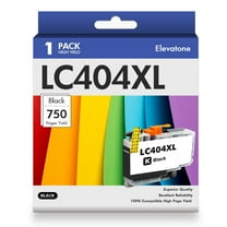 LC404XL LC404 Ink Cartridges Compatible for Brother MFC-J1205DW Printer 404XL LC 404 for MFC J1205W MFCJ1205W XL MFC-J1215W - 1 Pack High Yields Black