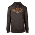 thumbnail image 2 of Men's Levelwear Brown San Diego Padres Cooperstown Collection Podium Retro Spellout Pullover Hoodie, 2 of 3