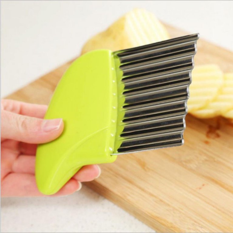 1pc Kitchen Wavy Potato Cutter For Home Use, Restaurant, Creative