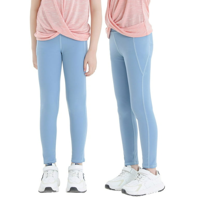 SALE! Sky Blue Cassi Mesh Pockets Workout Leggings Yoga Pants - Women