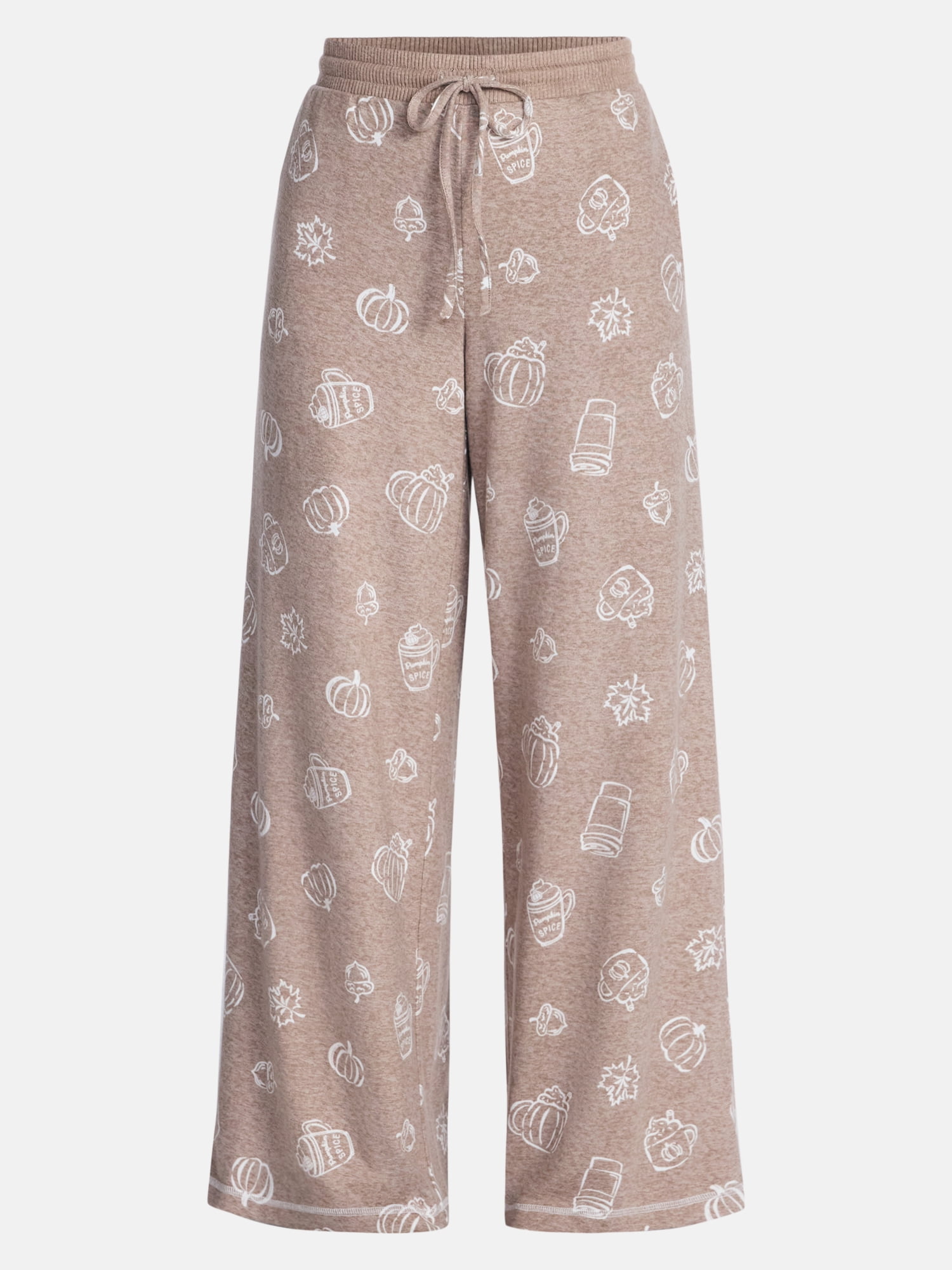 Halloween and Fall Women's Hacci Knit Sleep Pants from Way to Celebrate, 29.5" Inseam, Sizes XS-3X