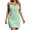 Green, variant on Sundresses for Women,Casual Dresses for Women,Solid Color Sleeveless Deep V-Neck Side Split Mesh Cotton Cover Up Mini Dress Beach Vacation Dress