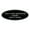 Black / Silver, variant on Oval THIS IS YOUR WASHROOM PLEASE KEEP IT CLEAN Sign (Brushed Silver) - Small 2x5"