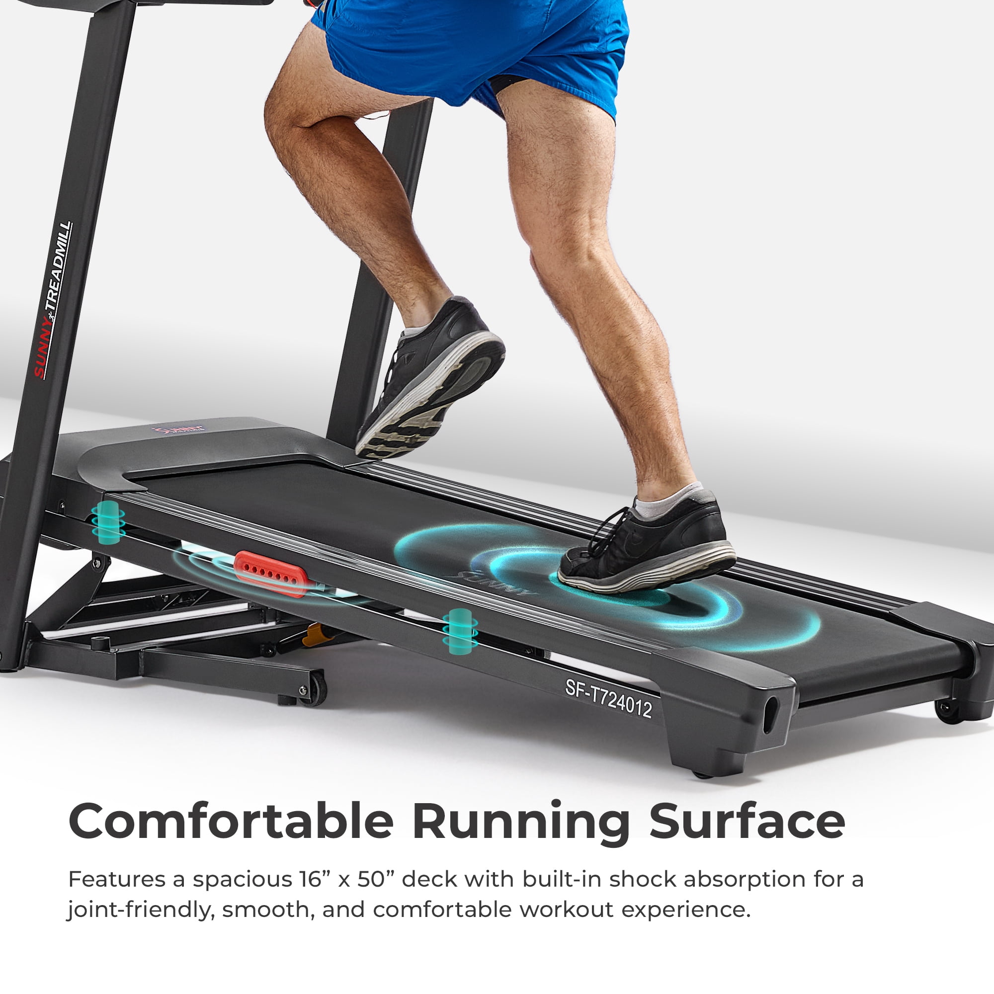 Sunny Health & Fitness Active 400 Smart Auto Incline Treadmill