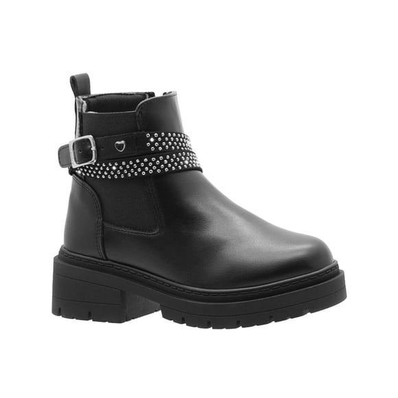 Botin Para Niña Bambino® Negro Suela Ancha Ligeras Invierno negro 23
